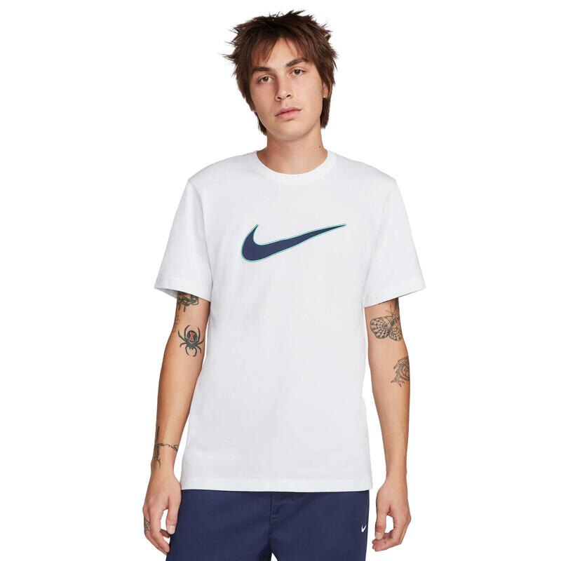 

Футболка мужская в упаковке 1 шт. Удобная посадка. NIKE, цвет weiss