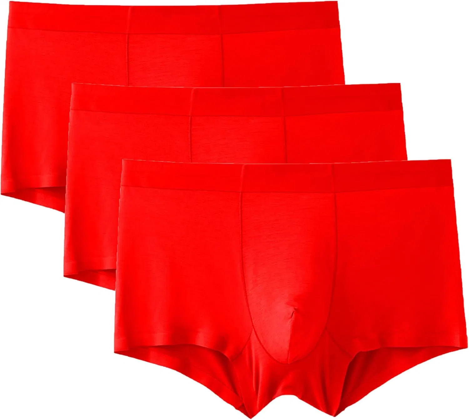 Боксеры влагоотводящие, Athletic Boxer Briefs, красный 3шт