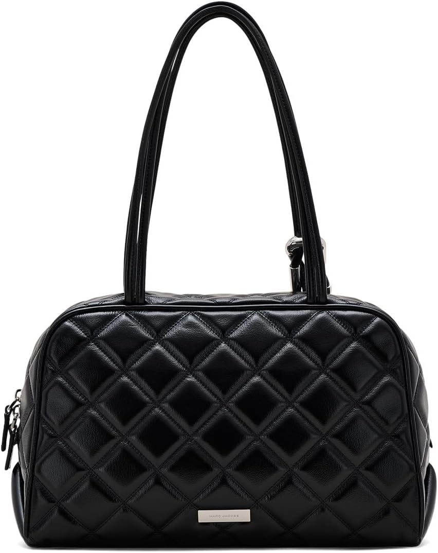 

Сумка Marc Jacobs The Quilted Leather Dual Satchel, черный