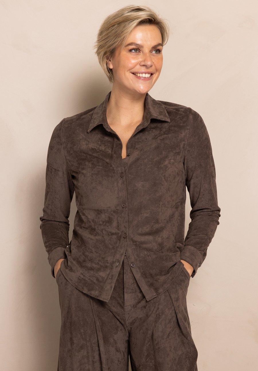 

Блуза Zhrill Button-down blouse, Brown