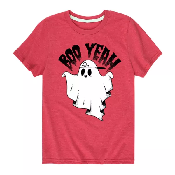 

Футболка для мальчиков 8-20 лет с принтом "Boo yeah" Licensed Character, красный
