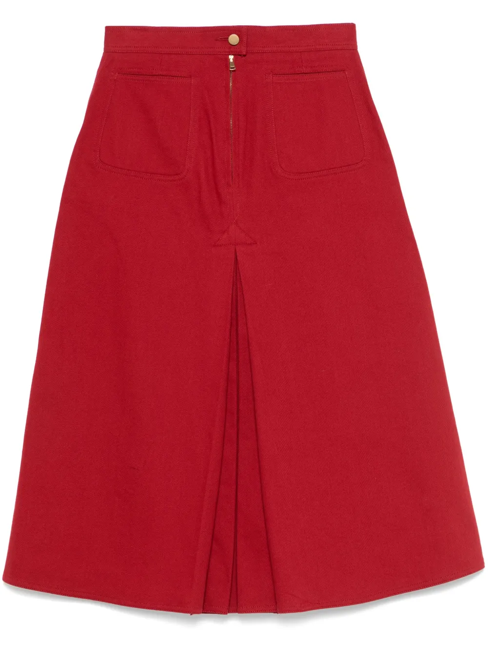 

Юбка миди Rock MAX MARA, красный
