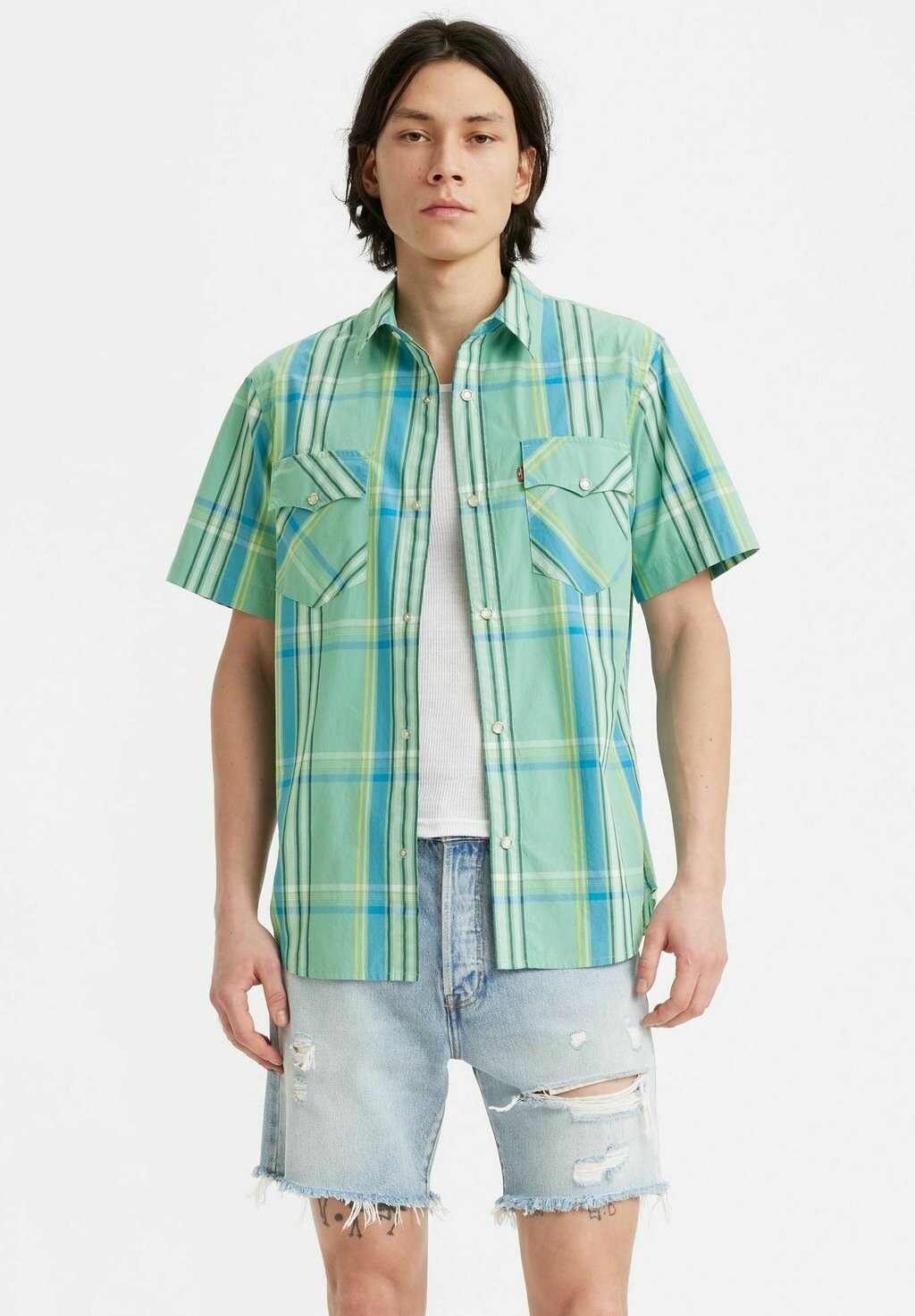 

Рубашка Western New Levi's, цвет waab plaid mustard