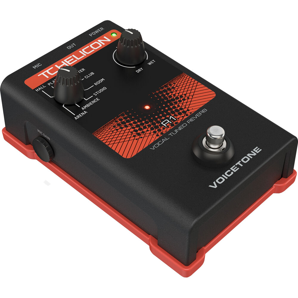 

Вокальный процессор TC-Helicon VoiceTone R1 Vocal Reverb FX Pedal VOICETONE R1