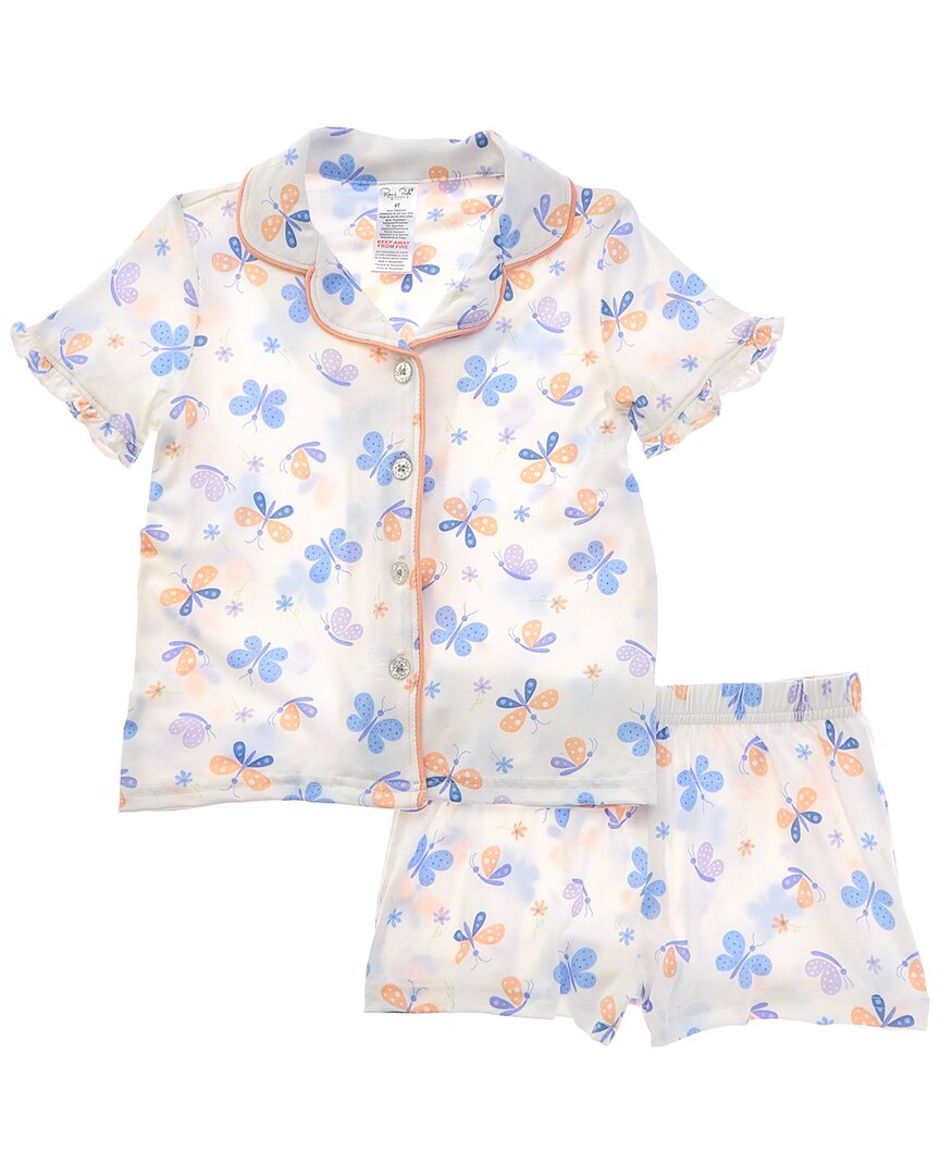 

Комплект из двух пижамных шорт Rene Rofe Happy Days с оборками и отделкой René Rofé, белый