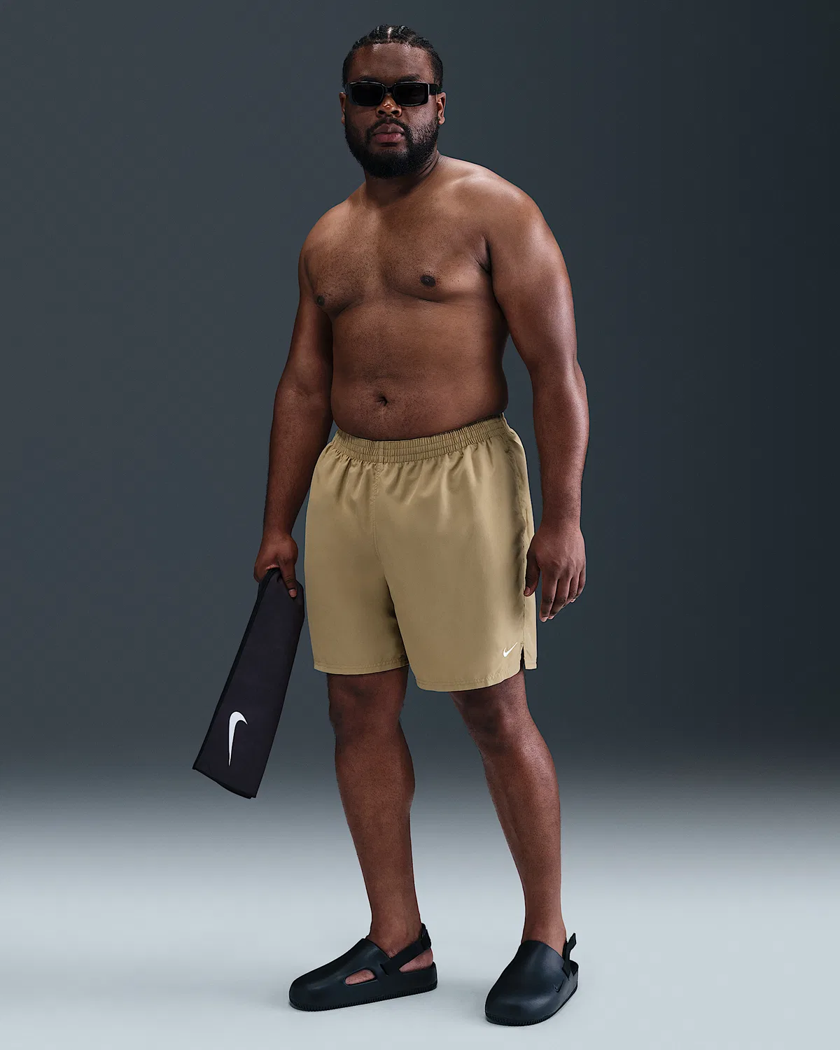 Мужские плавки Nike Swim Breaker Essential 7" с подкладкой (Big & Tall), Parachute Beige