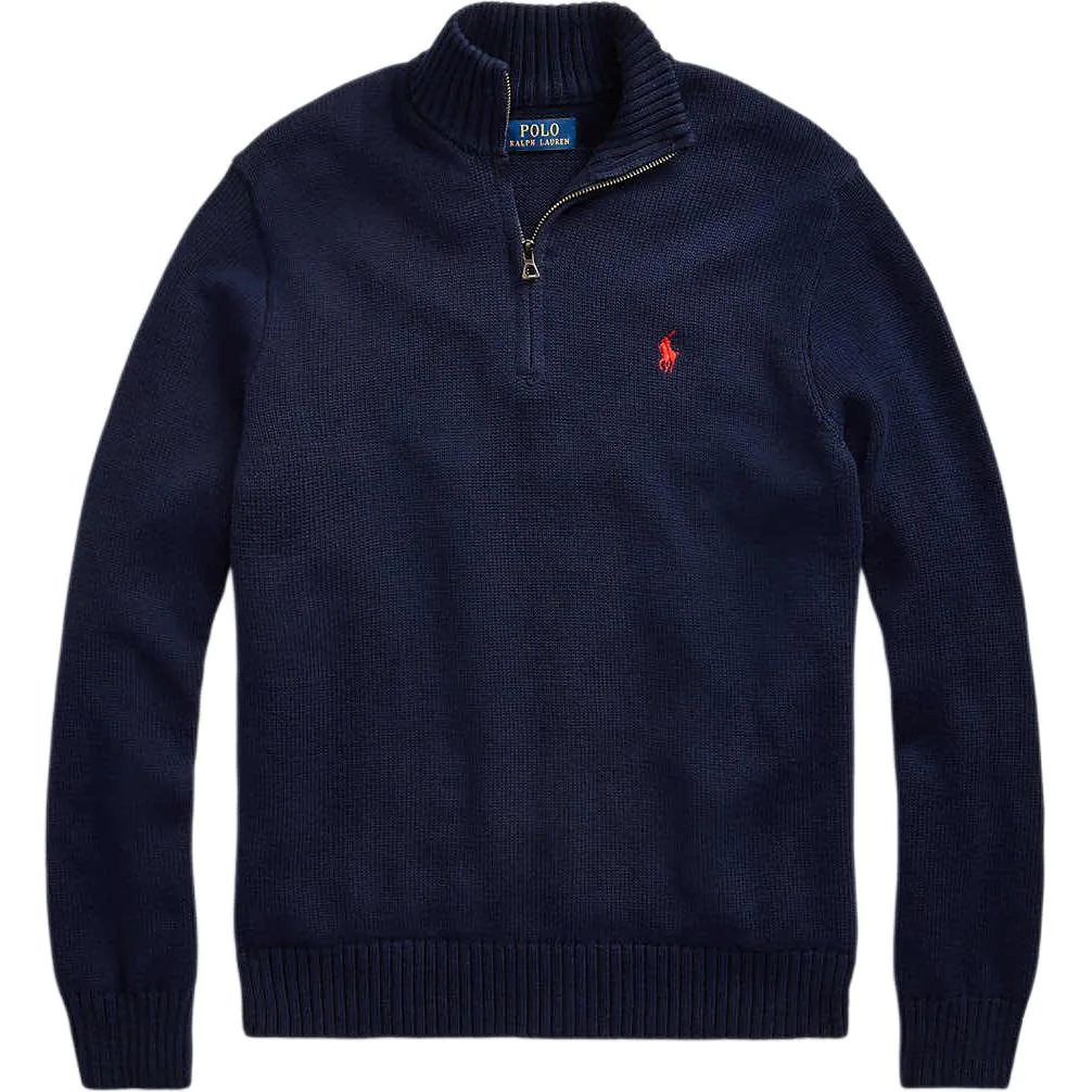 Свитер с вышивкой Polo Pony Polo Ralph Lauren, синий