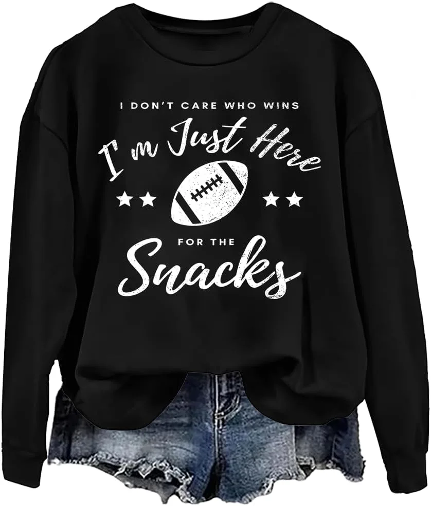 

Толстовка и худи I Don't Care Who Wins I'm Just Here For The Snacks woati