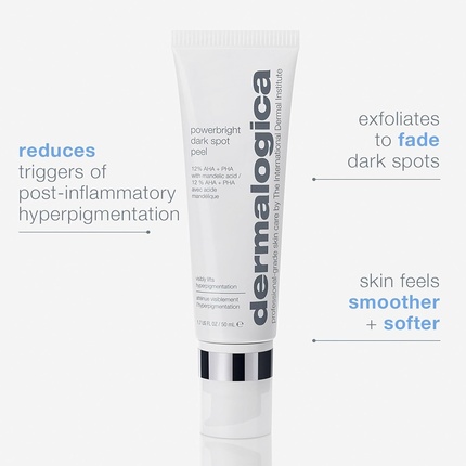Пилинг Dermalogica — Powerbright Dark Spot Face Peel Отшелушивающий для лица с % AHA PHA Улучшает темные пятна — фото 2