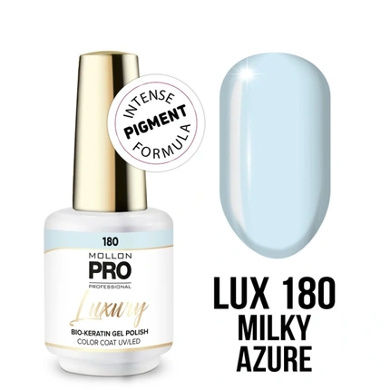 

Mol Luxury № 180 Молочно-лазурный Mollon Pro