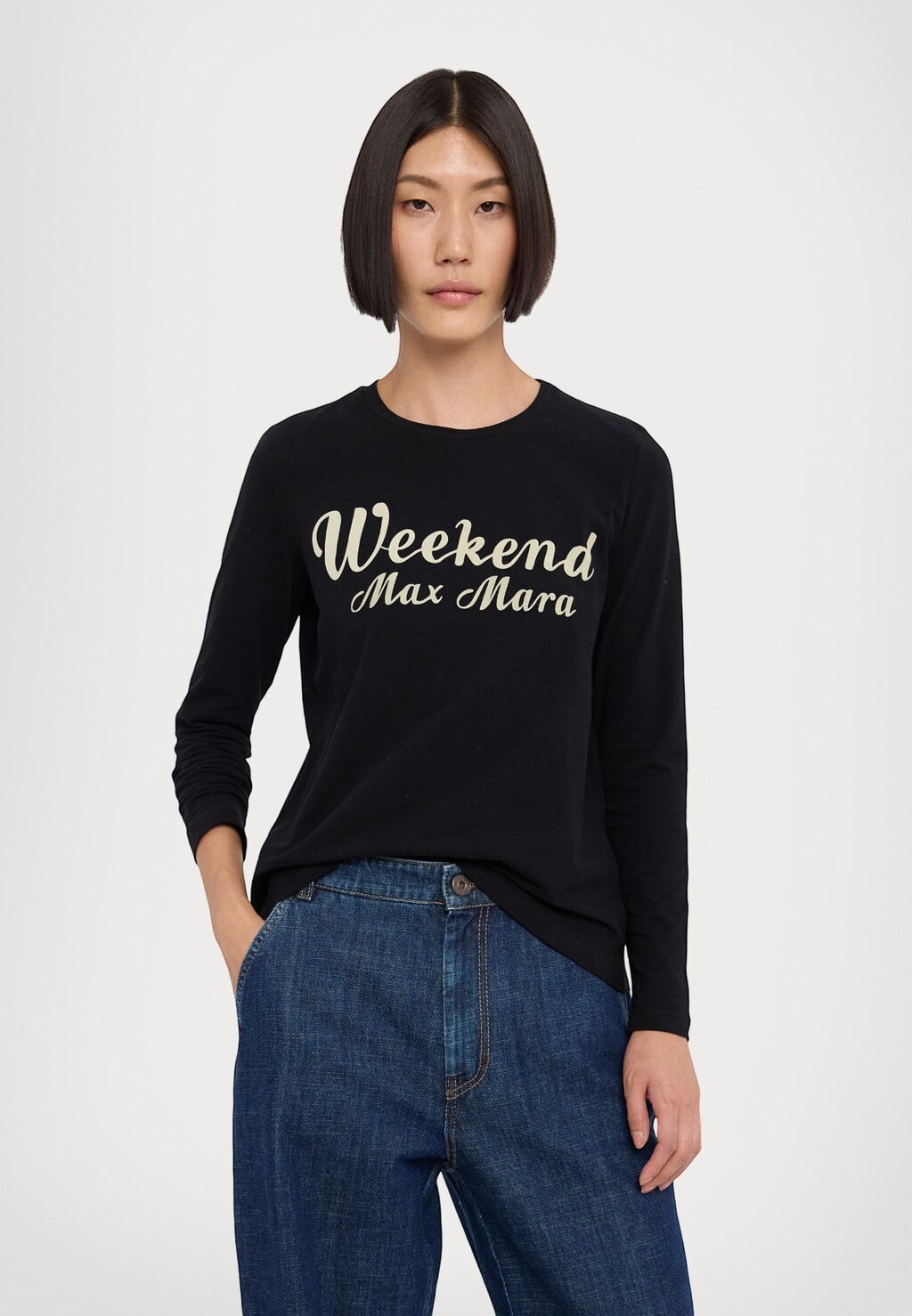 

Топ с длинными рукавами QUINOA WEEKEND MaxMara, черный