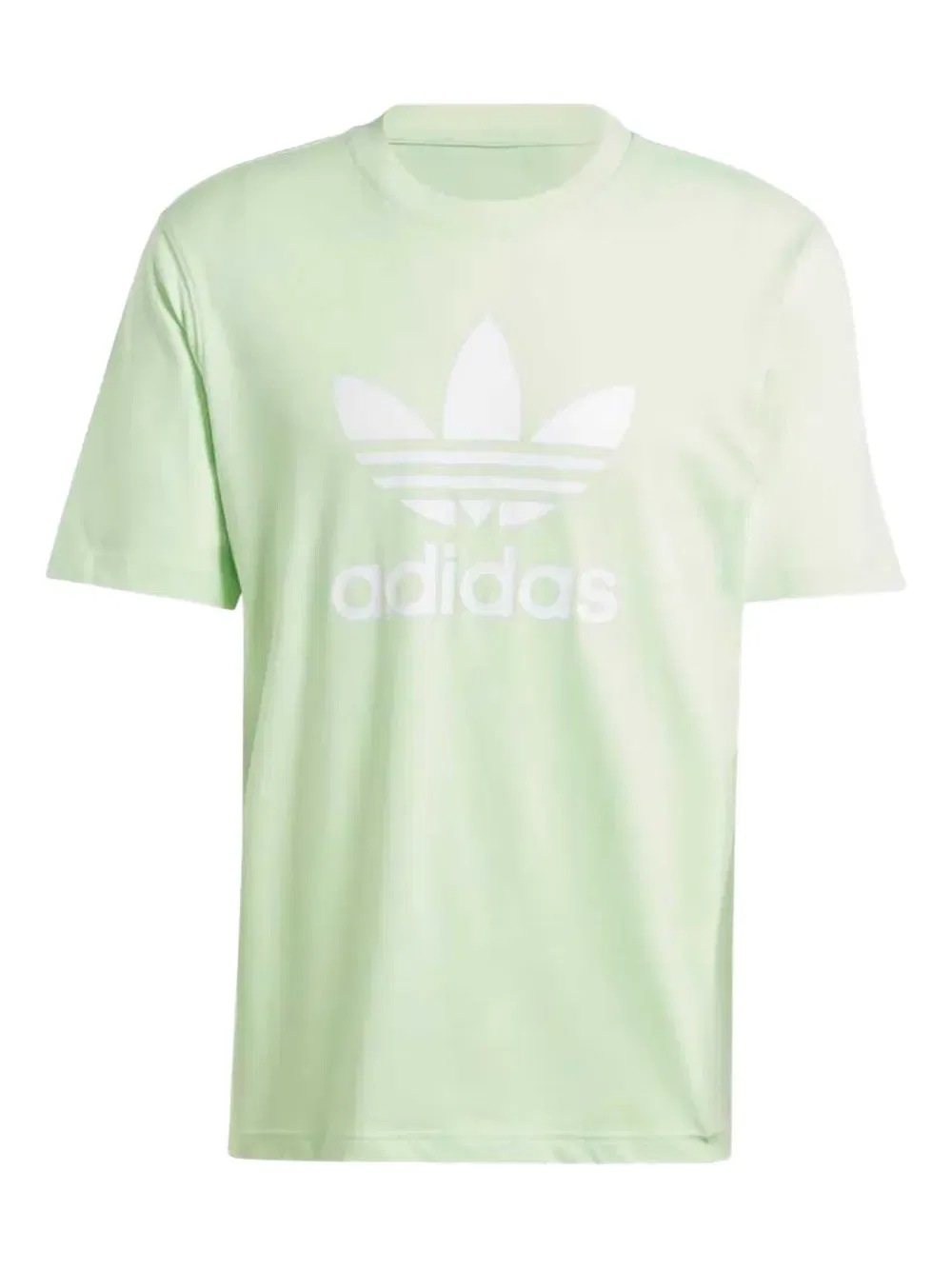 Футболка с разноцветным трилистником Adidas, зеленый