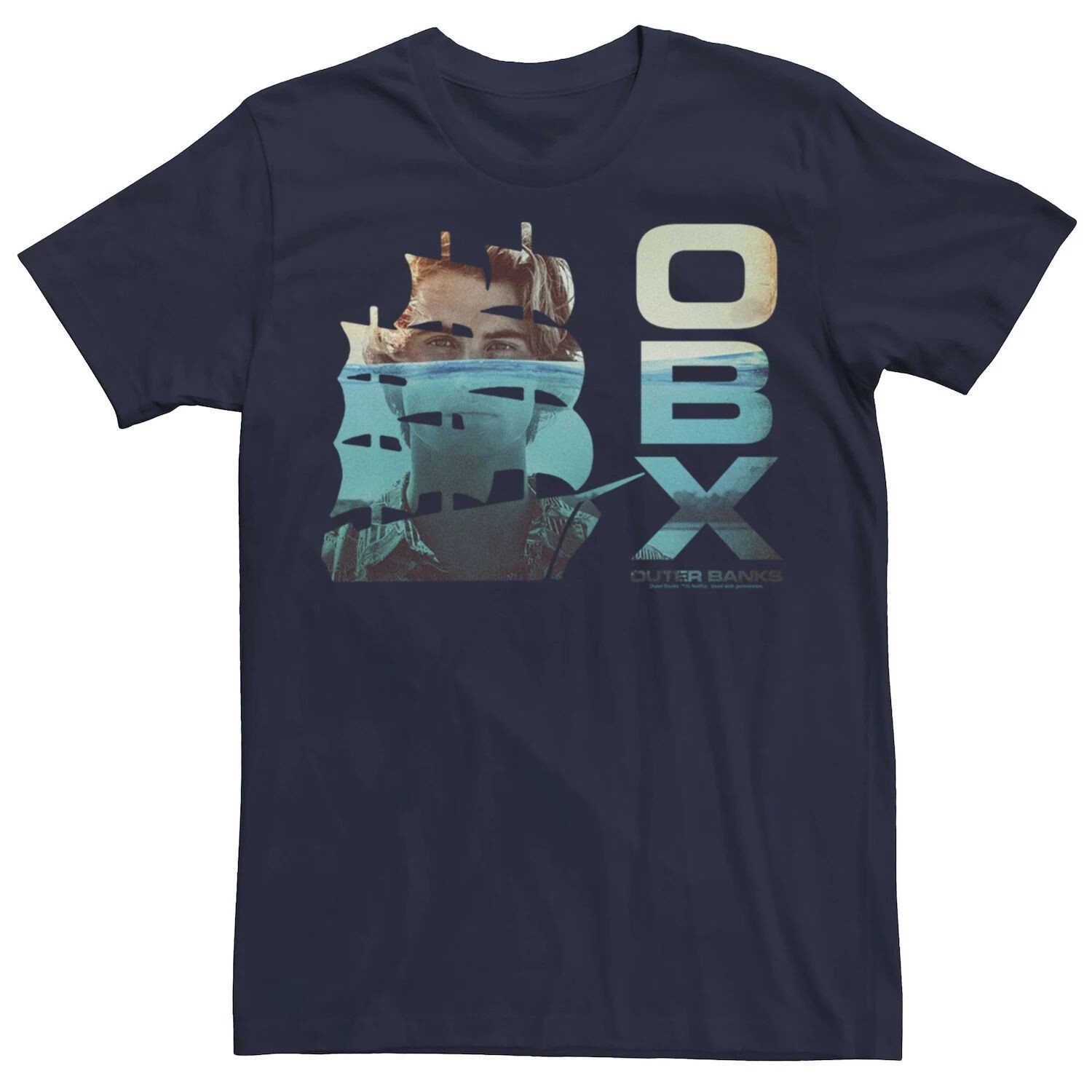 

Мужская футболка Netflix Outer Banks Sunken Ship Licensed Character