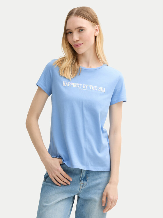 

Футболка обычного кроя 1045417 Tom Tailor Denim, синий