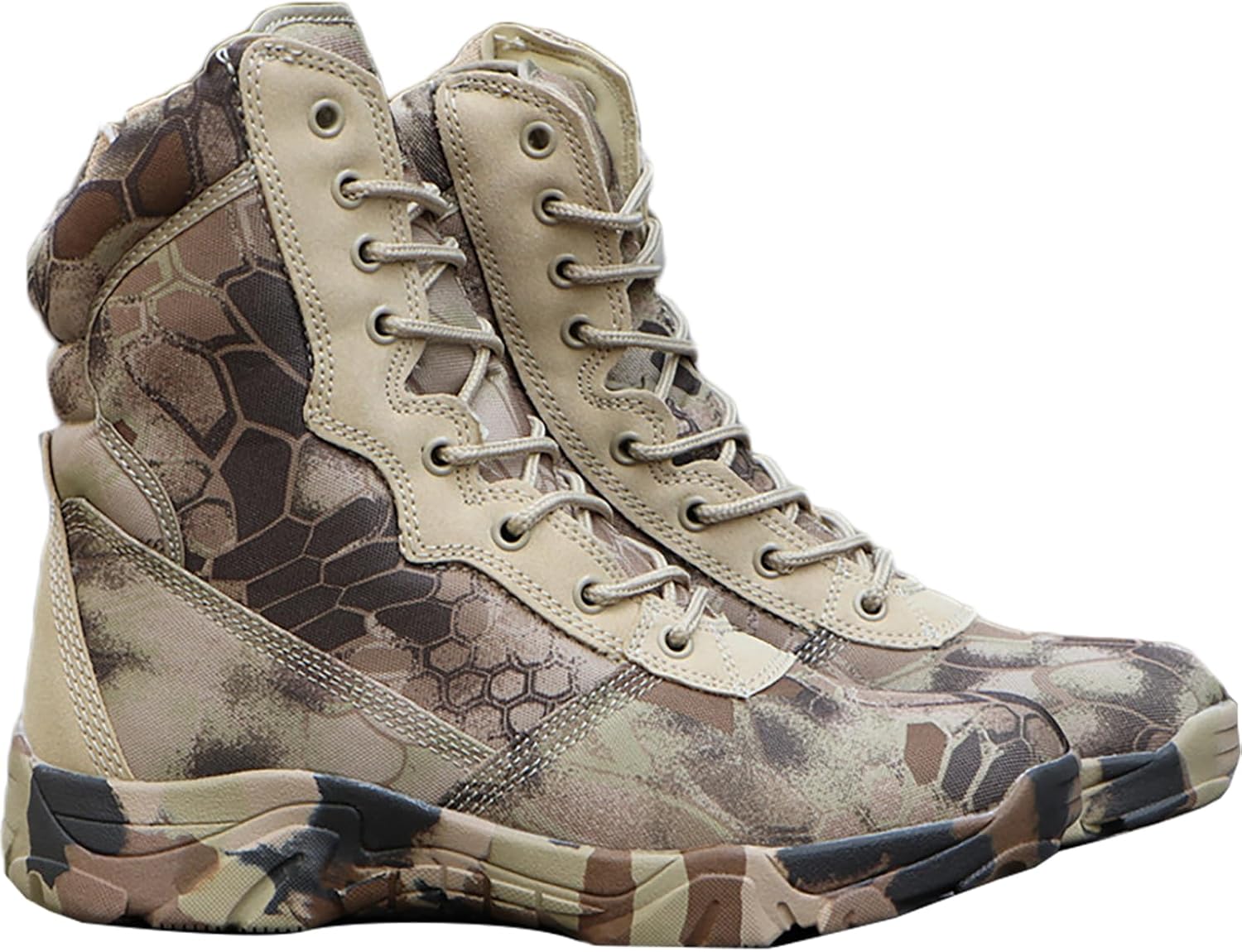 

Мужские ботинки для ходьбы и кемпинга, шнурованные армейские ботинки, камуфляжные военные тактические водонепроницаемые ботинки, боевые ботинки, трекинговые походные ботинки до щиколотки, A-45 Qaxzesa, 45 E