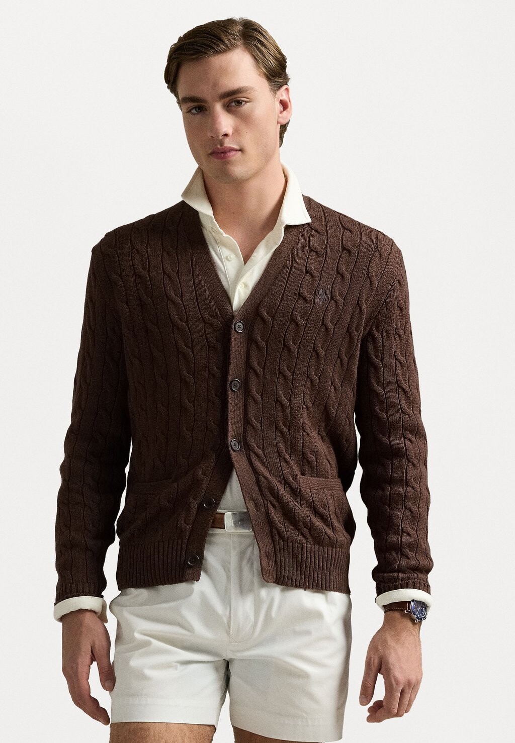 

Кардиган LONG SLEEVE Polo Ralph Lauren, темно-коричневый