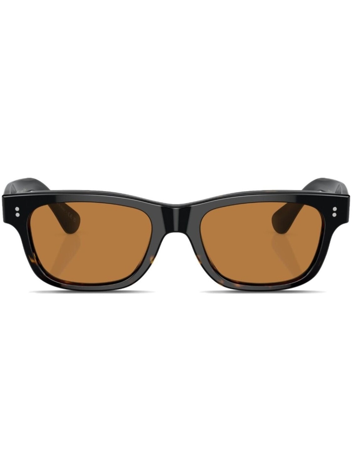 

Oliver Peoples солнцезащитные очки Rosson в прямоугольной оправе, черный