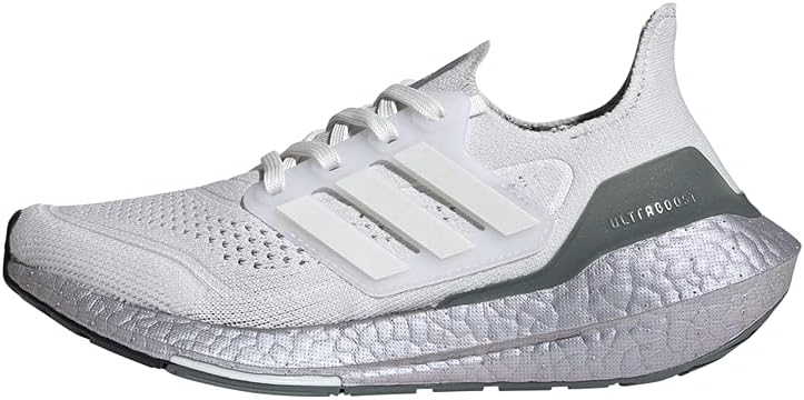 

Кроссовки для бега Adidas Ultraboost 21 для детей и взрослых, белый/зеленый