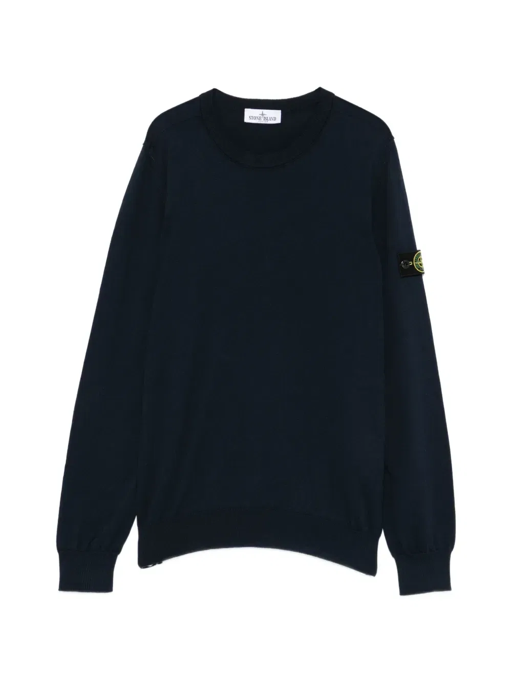 Свитер с узором в виде компаса Stone Island Junior, синий