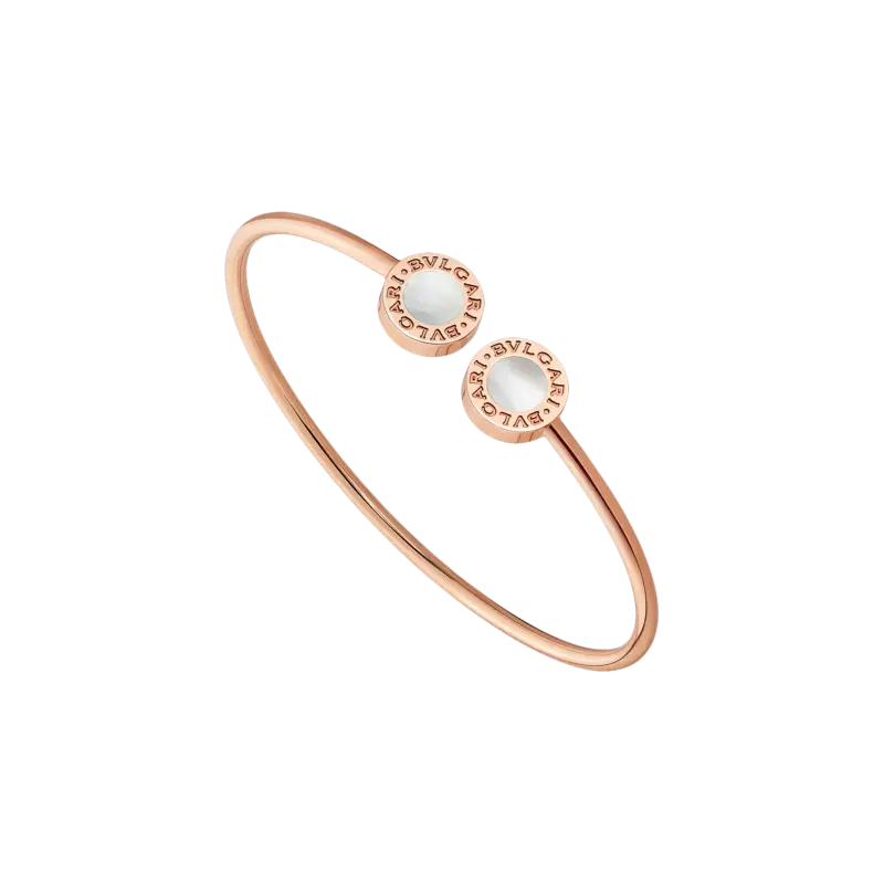 

Тонкий браслет bvlgari bvlgari из розового золота с вставками из перламутра - br860205 BULGARI