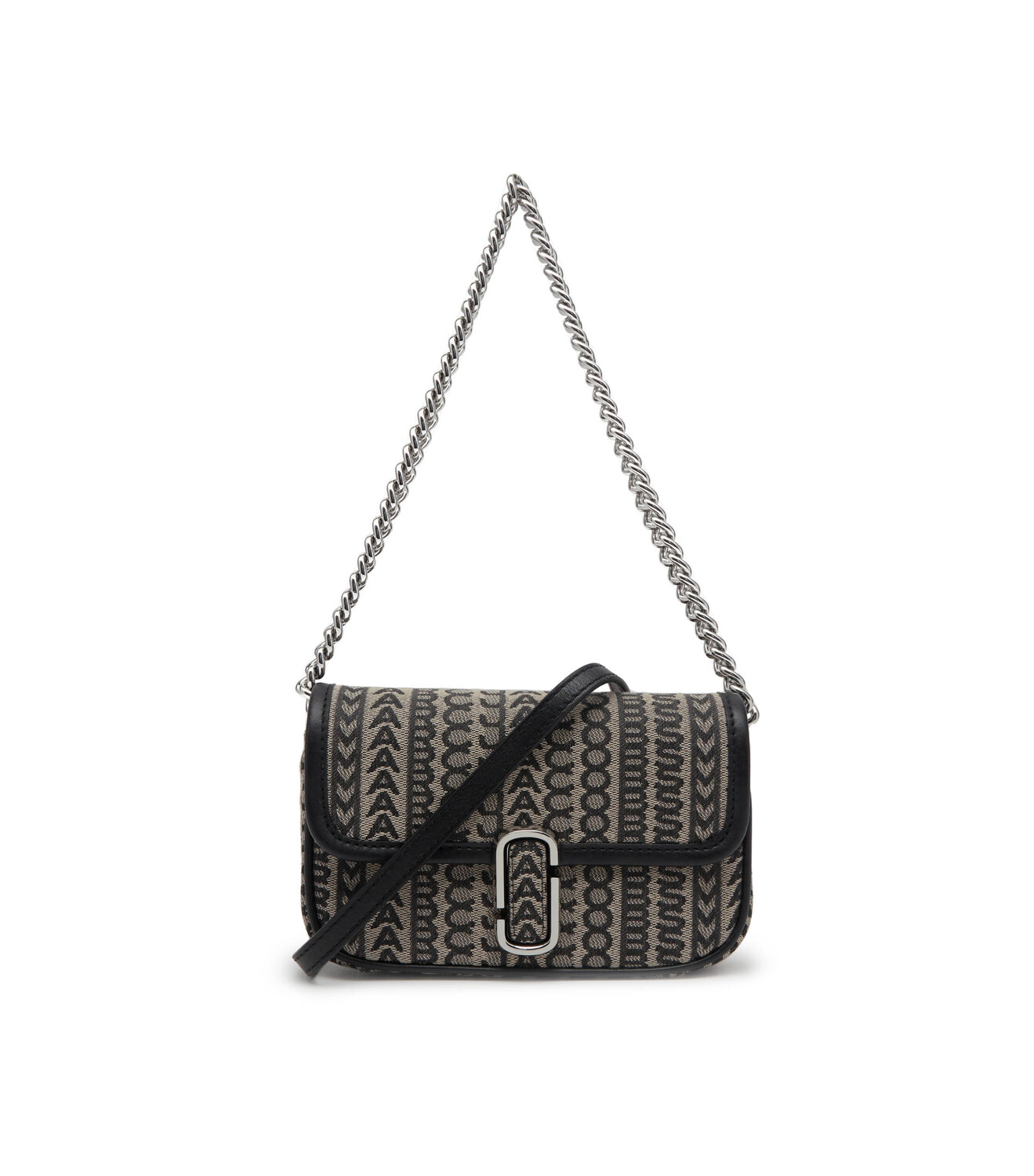 

Сумка через плечо Marc Jacobs THE MONOGRAM J MARC MINI, серый