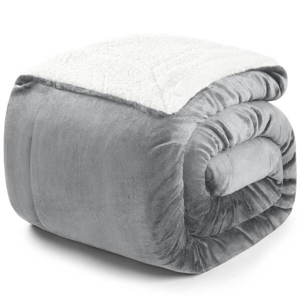 

Одеяло Blumtal Sherpa, 270x1x230 см, серый