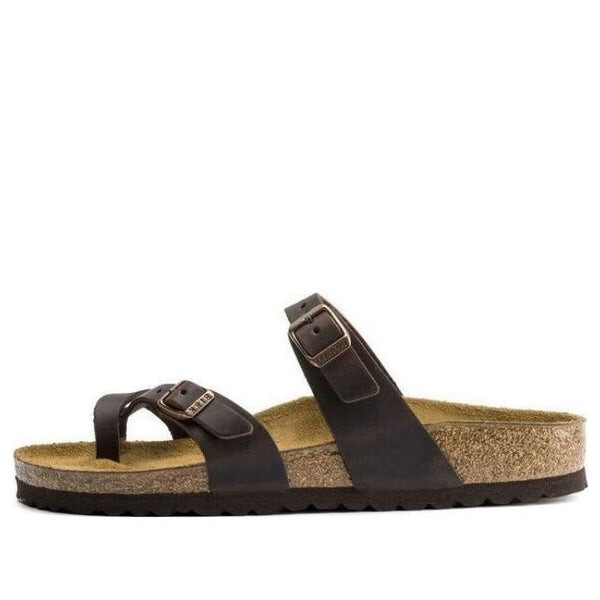 

Тапочки mayari natural leather oiled 'habana' Birkenstock, коричневый