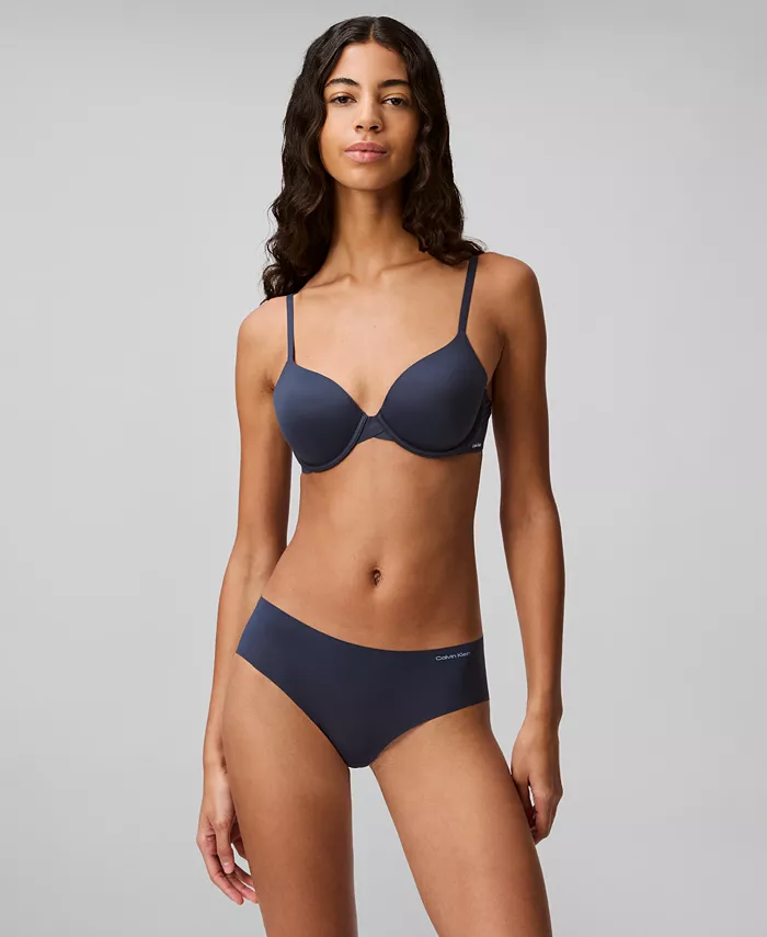 

Женские трусы-хипстер Invisibles из микрофибры с эффектом стрейч D3429 Calvin Klein, синий