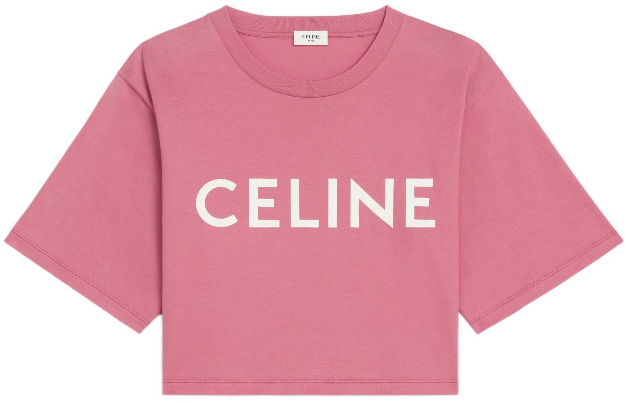 

Топ укороченный женский Celine, розовый