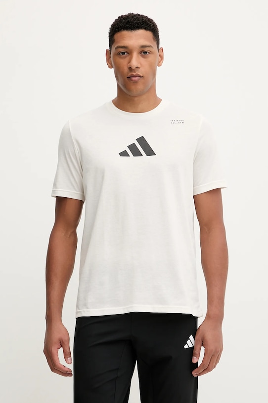 

Футболка для тренировок Категория: Тренировки Принт: Графика Adidas Performance, бежевый