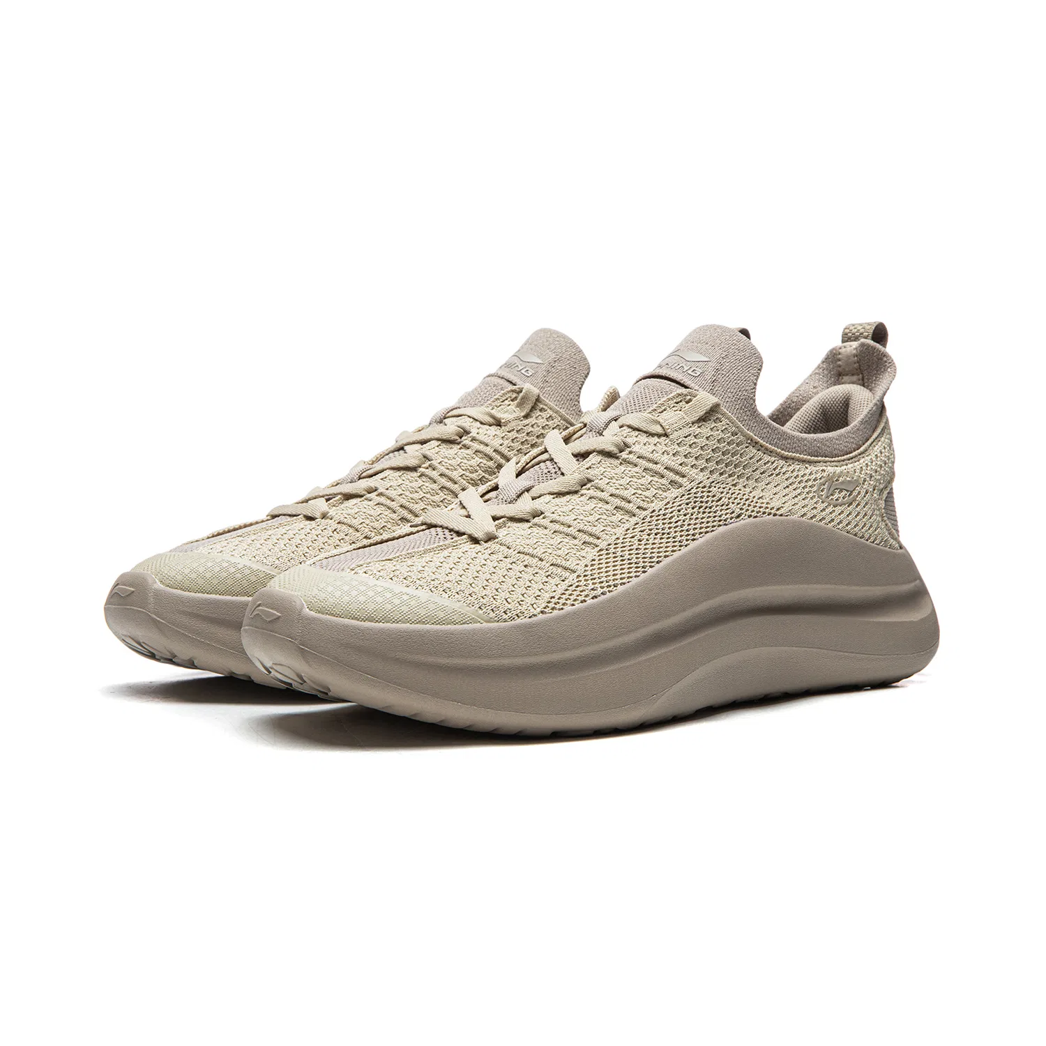 Кроссовки повседневные Cloud Wave Slip On Li-Ning коричневые — фото 4