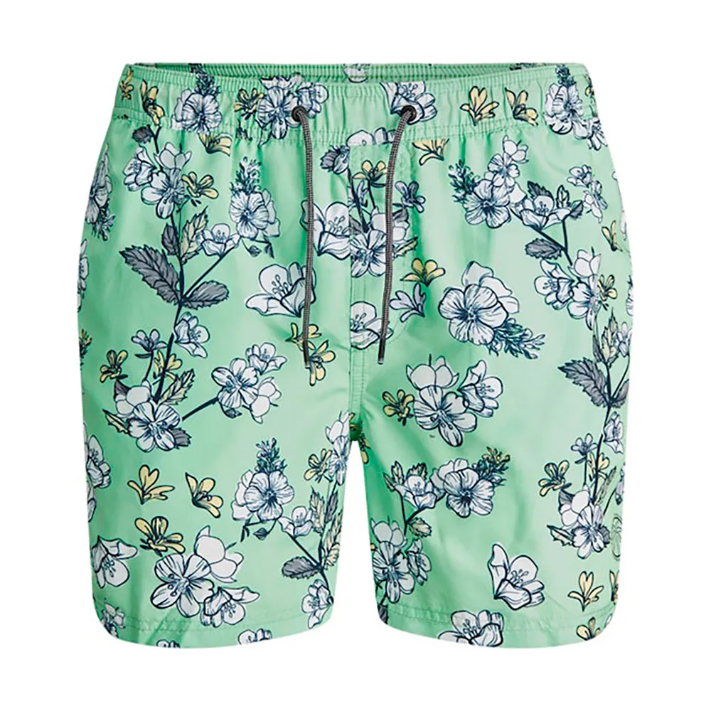 

Шорты для плавания Jack & Jones Bali AKM Field Florals, зеленый
