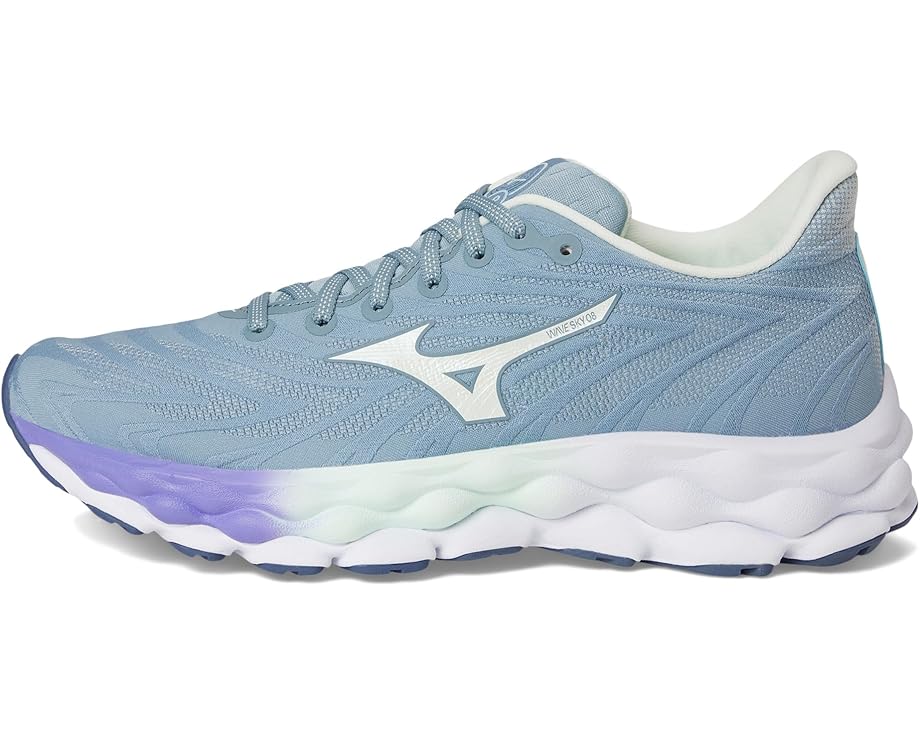 Кроссовки Mizuno Wave Sky 8, цвет Citadel/Hint Of Mint — фото 4