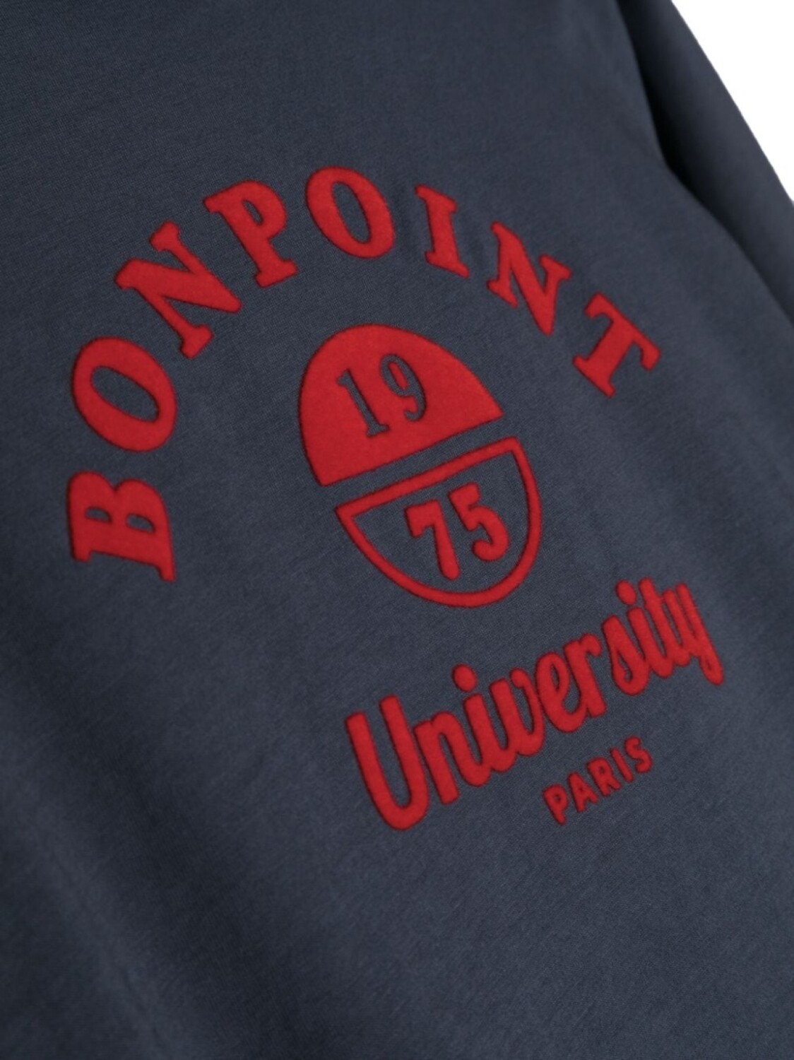 Bonpoint футболка с длинными рукавами и логотипом, синий — фото 3