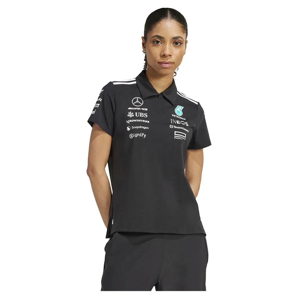 

Поло с коротким рукавом adidas Mercedes TM AMG Petronas F1 Team, черный