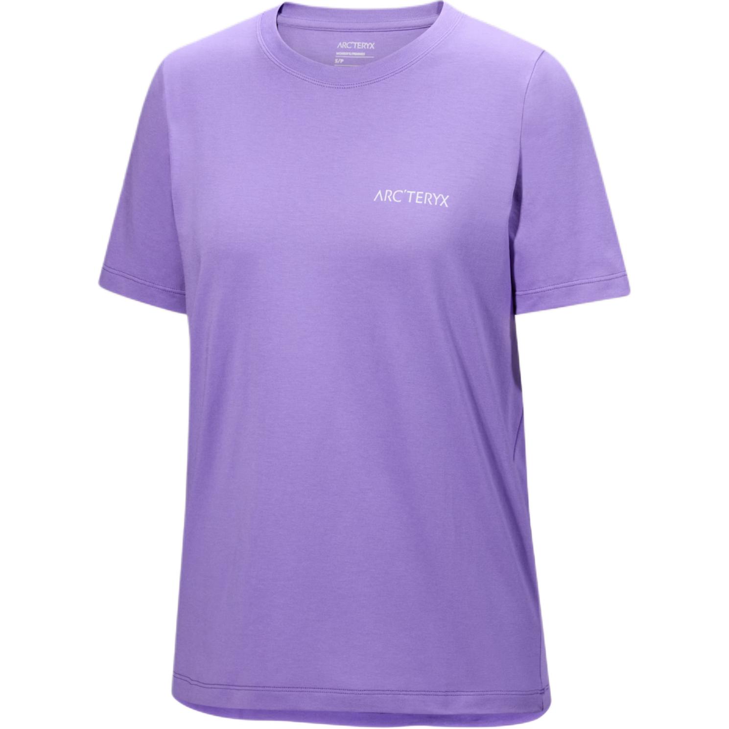 

Футболка Kragg женская Arcteryx, фиолетовый/слоновая кость/белый