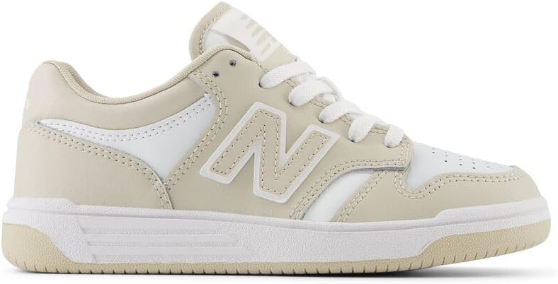 Детские кроссовки New Balance 480 V1 на шнуровке (унисекс), белый — фото 3