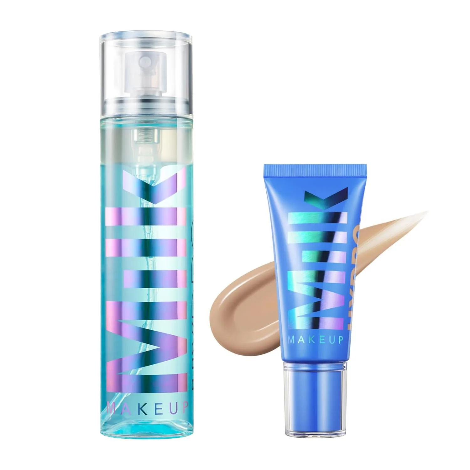 Milk Makeup Hydro Grip набор с сет-спреем и Skin Tint 3 - фиксирует макияж, увлажняет кожу и создает покрытие до 12 часов - легкий и стойкий с гиалуроновой кислотой