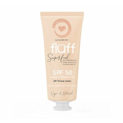 

Солнцезащитный крем для лица с фильтром Spf50 50 мл, Fluff