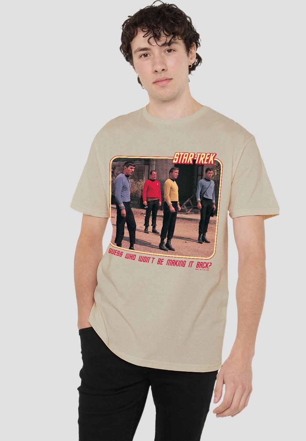 

Футболка с принтом STAR TREK Cotton Soul, песочный