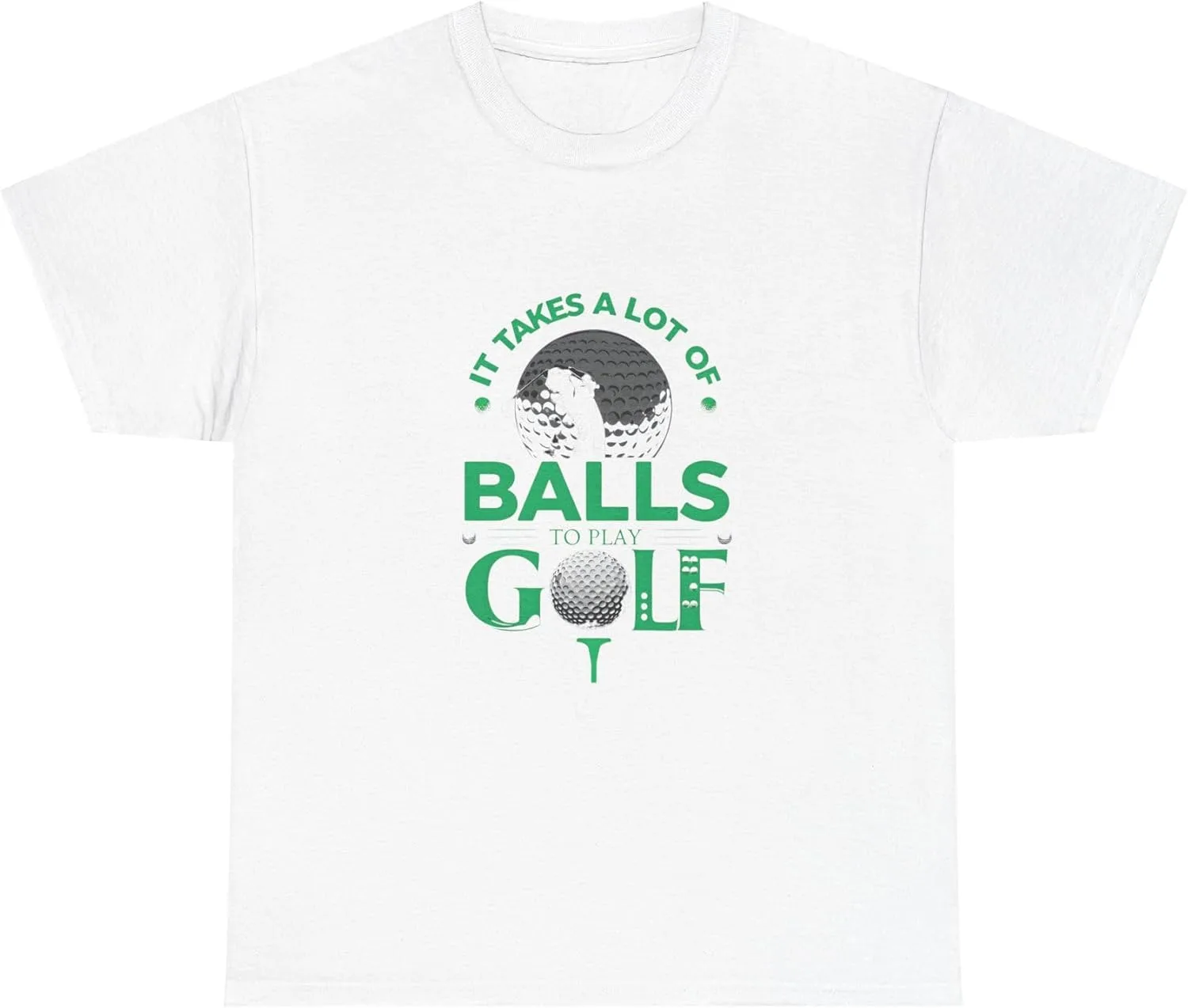 Футболка Funny Golf с принтом It Takes A Lot of Balls to Play Golf, Unisex