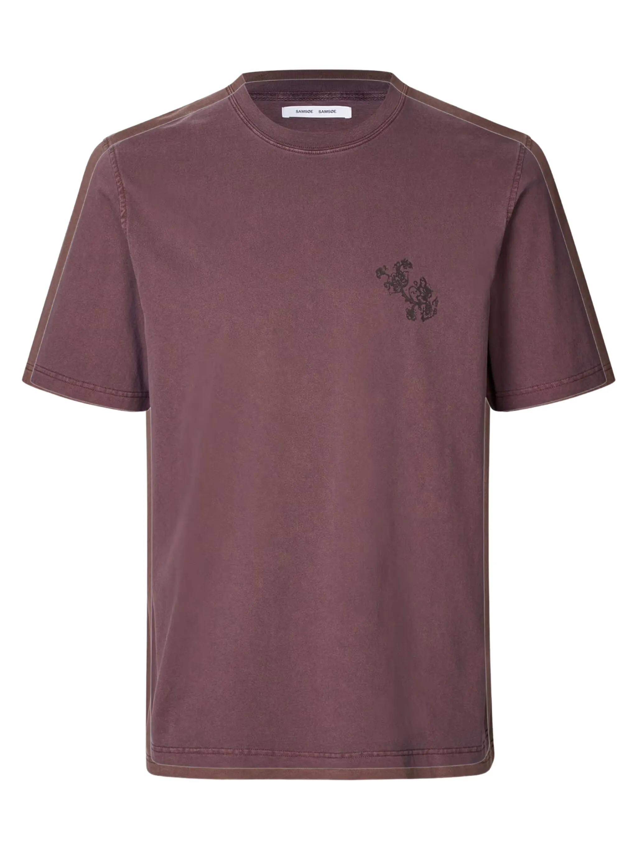 

Футболка Saphil Samsoe Samsoe, коричневый