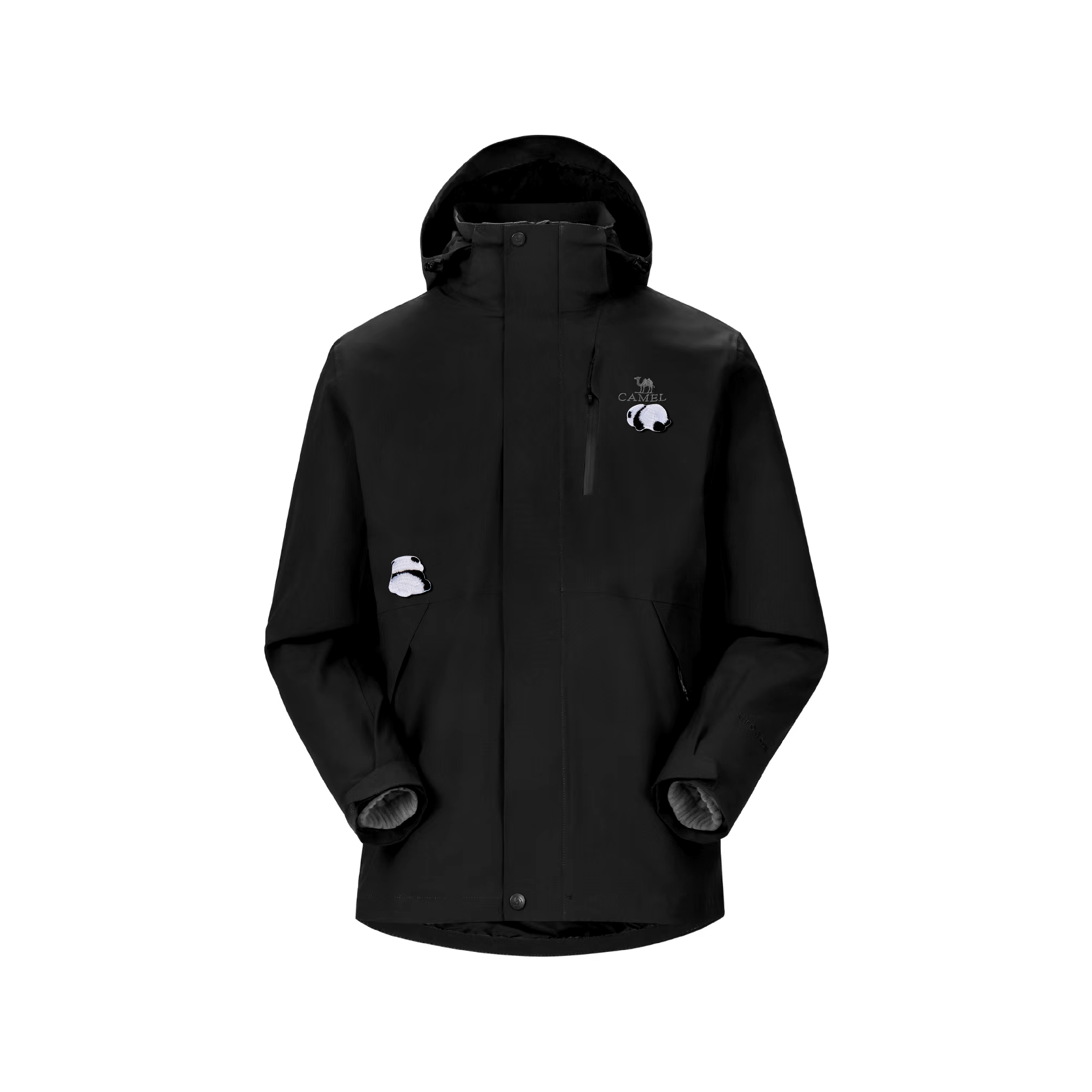 

Ветровка All weather Mountain Versatile Urban Living/Travel/Commuting Windproof, Breathable, And Waterproof CAMEL, phantom черный