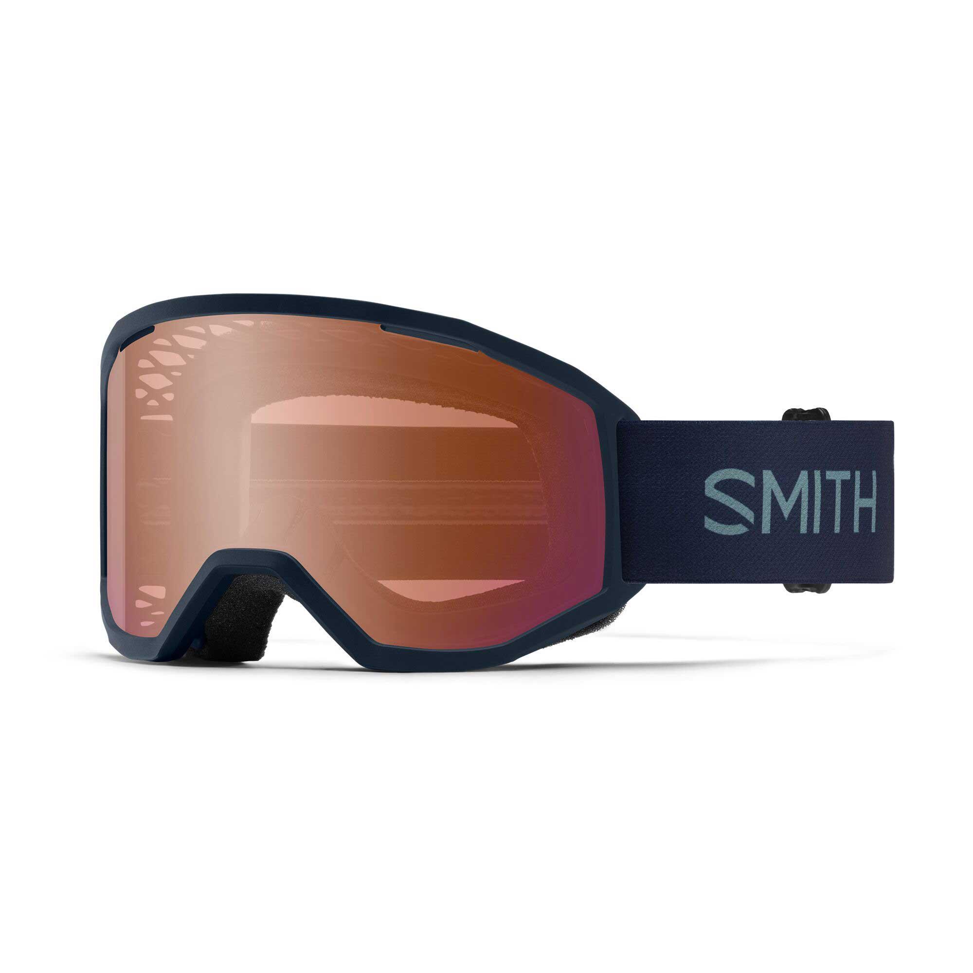 

Очки для скоростного спуска на горном велосипеде Loam MTB Smith, Midnight Navy/Contrast Rose Flash