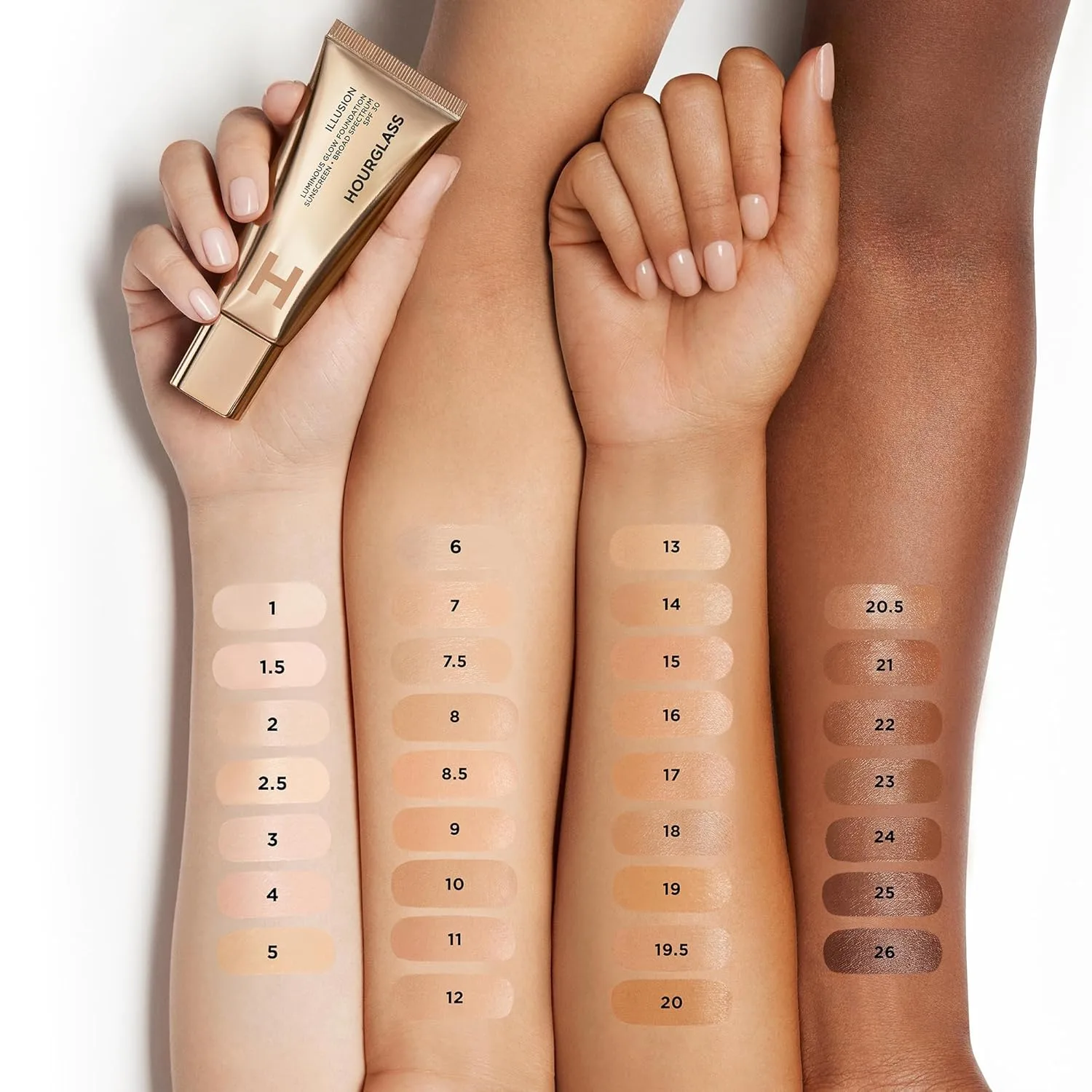 Тональный крем Hourglass Illusion Luminous Glow Foundation SPF 30, 8 — фото 4