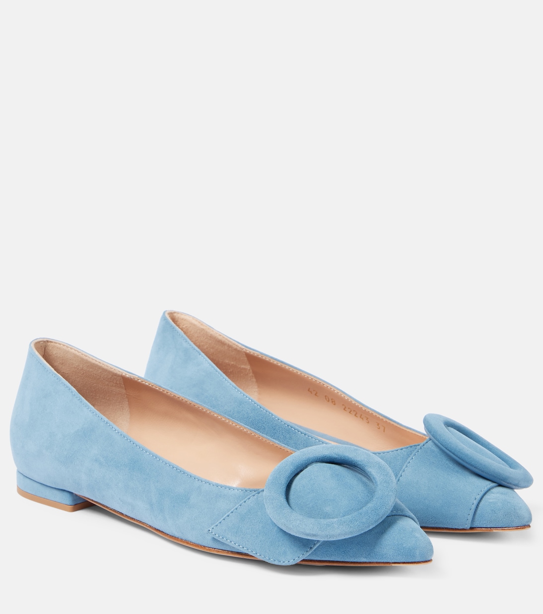 Балетки из замши Venezia Gianvito Rossi, Antibes