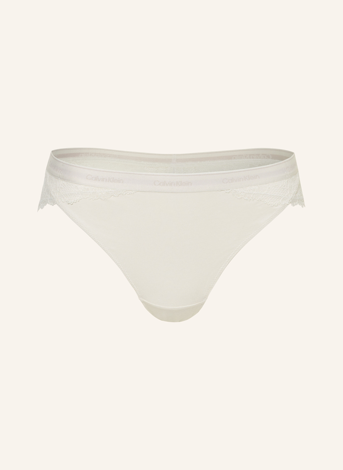 

Трусы современные кружевные Calvin Klein, экрю