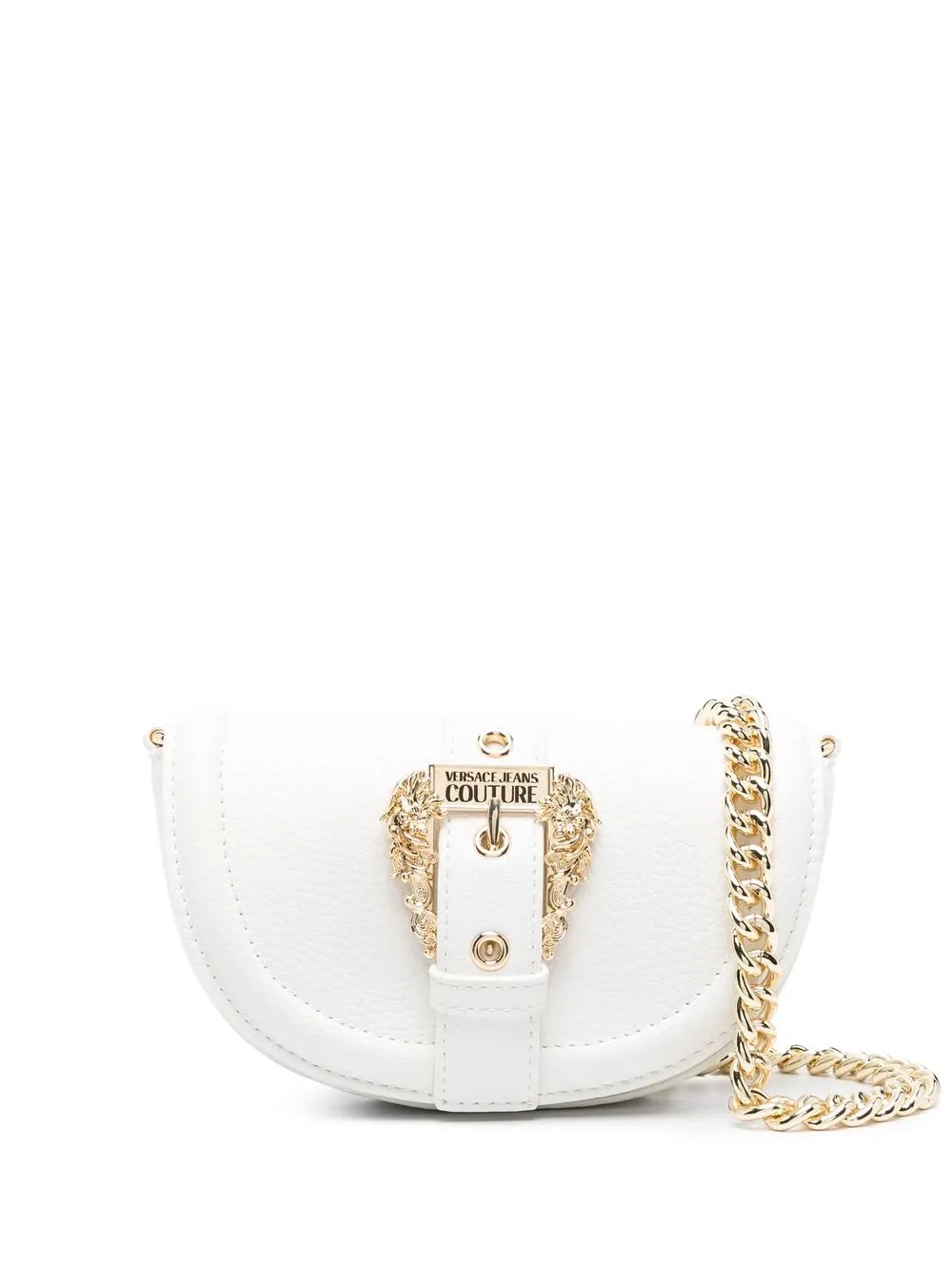 

Сумка на плечо с пряжкой Baroque Versace Jeans Couture, белый