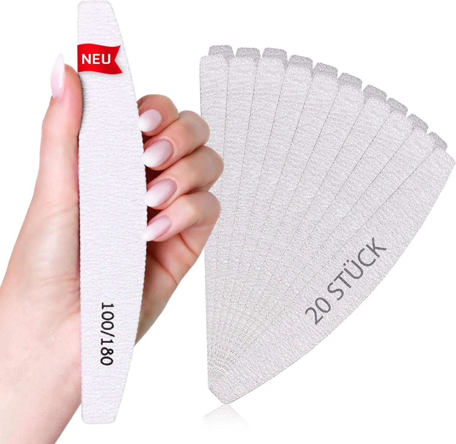 Профессиональная пилка для гелевых ногтей Lynis-Nailshop.de 100/180 грит Lynis Nailshop
