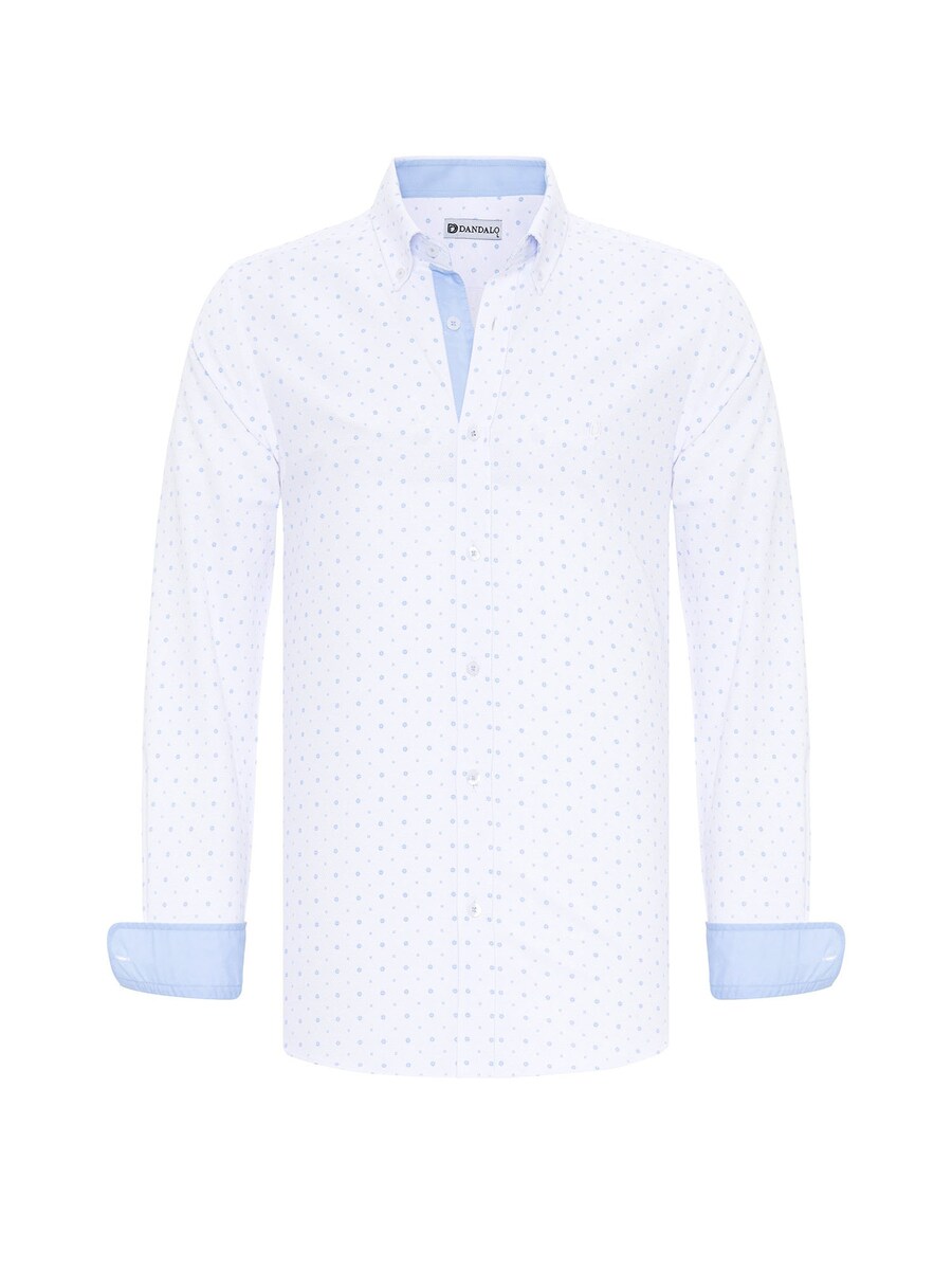 

Рубашка обычного кроя на пуговицах Dandalo, цвет Light blue/White